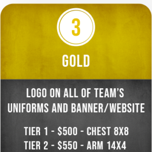 Gold Team Sponsorship